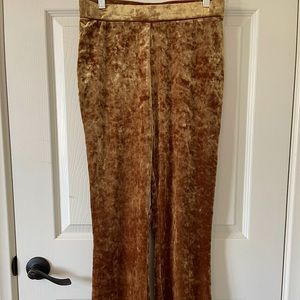 Urban Outfitters Velvet Bellbottom Pants